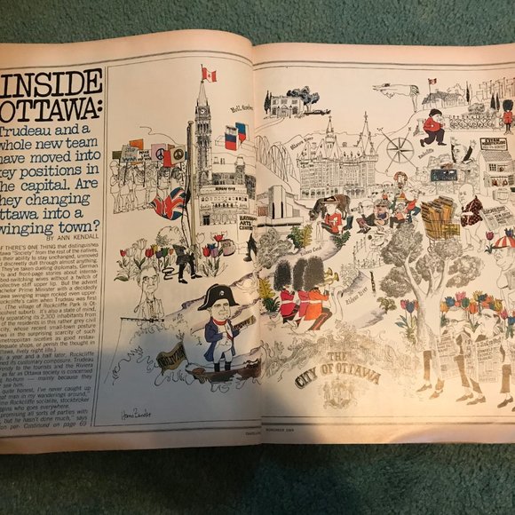 Rare Vintage Chatelaine Magazine November 1969 - Picture 2 of 5